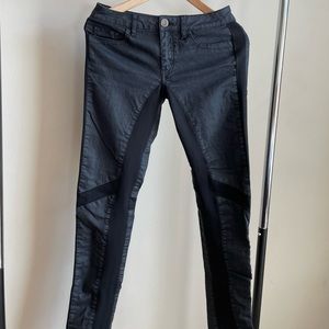 Maje moto black jeans